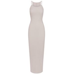 SKIMS Beige/Cream Slim Maxi Dress
